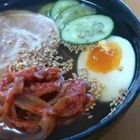 Snapdishの料理写真:韓国冷麺|はいふんさん