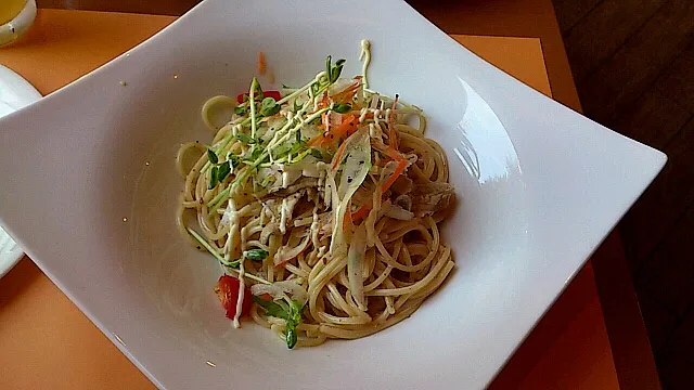 ゴマドレ豚しゃぶの冷製パスタ|みっこさん