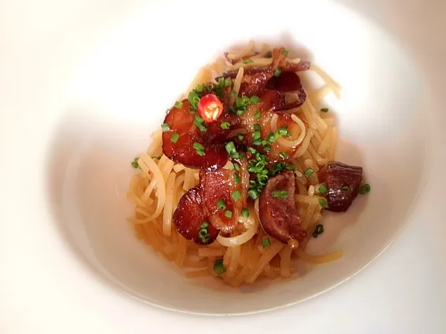 waxed pork belly pasta|willzさん