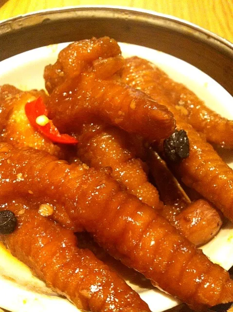 Steamed chicken feet w/ black bean sauce|Kandyさん