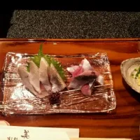 Snapdishの料理写真:あじとさんまの刺し身|細川詞音さん