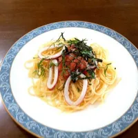 イカと明太子のパスタ|なみさん