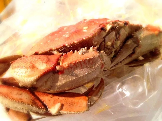 crab in butter and garlic|Lawrence Angさん