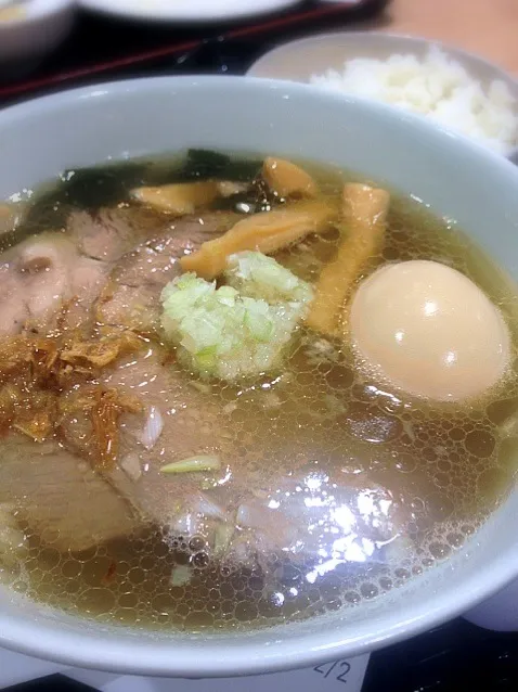 「煮玉子チャーシュー塩らぁ麺」、地味〜に美味かった！＠野の実|Kazuさん