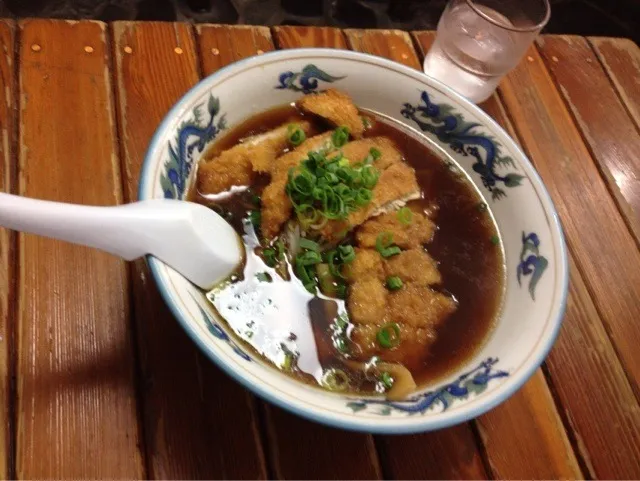 一元 トンカツラーメン|わんこそばさん