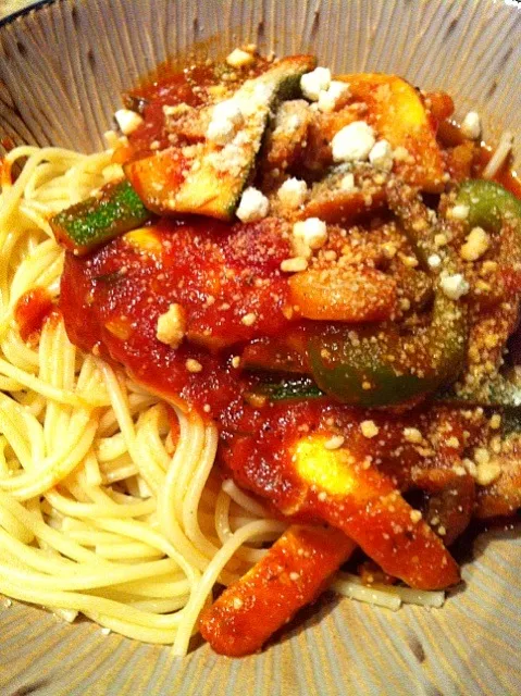 veggie spaghetti|kayla denovaさん