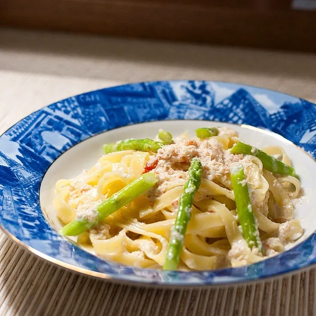 カニ缶でお手軽カニクリームパスタ|seraさん