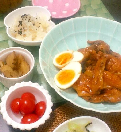 Snapdishの料理写真:夕飯♡鶏の酸っぱ煮|せいこ♡さん