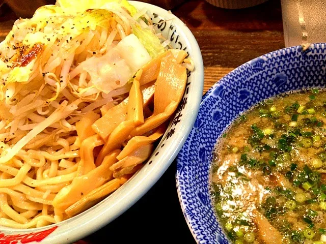 Gつけ麺 中盛り ヤサイ かため あじこめ|tecklさん