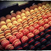 More of my macarons (Black Cherry, Chocolate Orange, Strawberry cookie dough, Lemon)|Jasmine U.さん