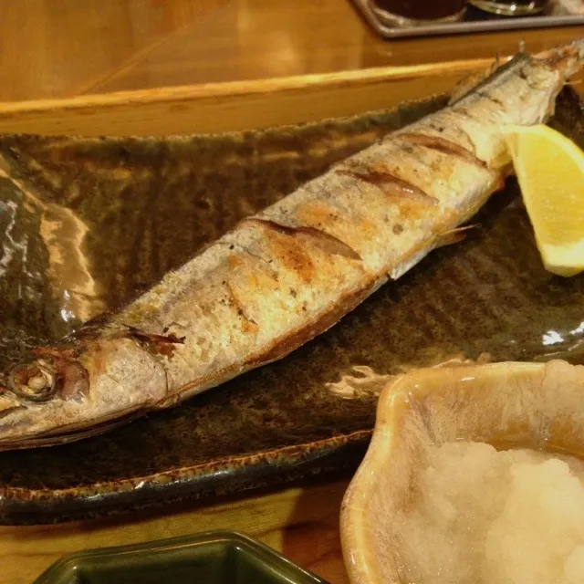 釧路沖生さんまの炭火焼き定食(790kcal)|Koichi Shibataさん