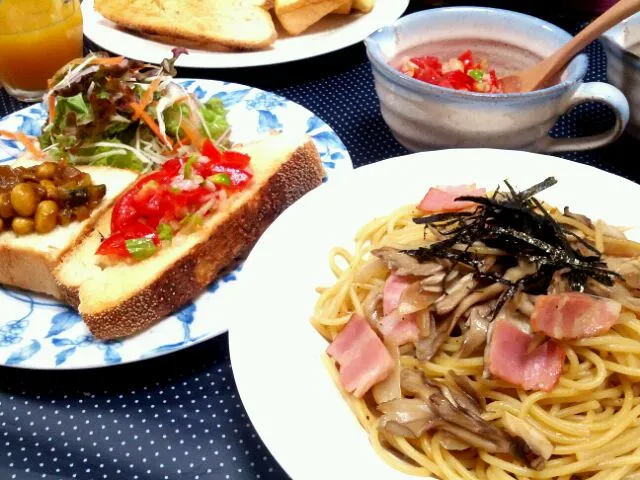 ふたりde炭水化物祭り|まにまぁるさん