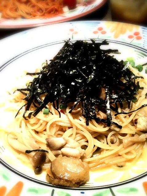 帆立ときのこのバター醤油スパゲッティ|りさ〜ぬさん