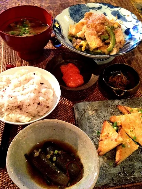 ゴーヤチャンプル定食🍚|marimariさん