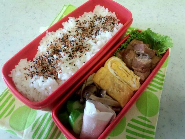 豚の角煮弁当|うさっちさん