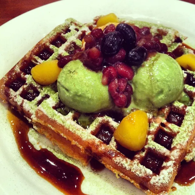 matcha waffle|miaさん