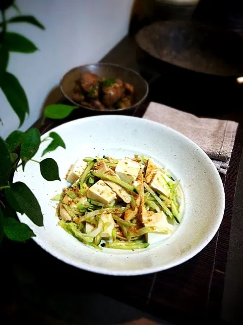 chicken and tofu salad|rick chanさん