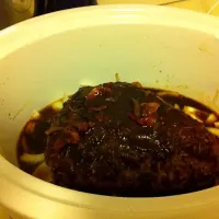 Snapdishの料理写真:Balsamic roast in the crockpot. 8 hrs to go! doh!|Dee Parkerさん