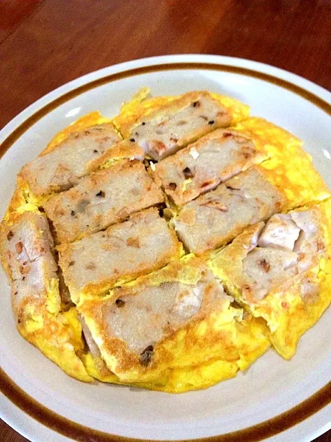 fried yam cake with egg|audreyさん