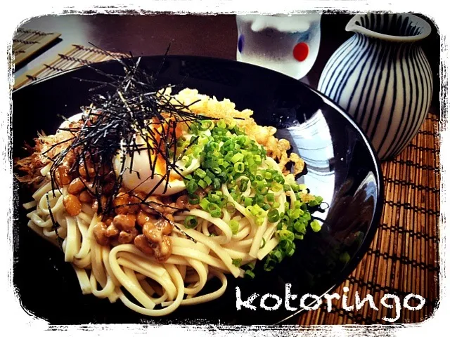 Snapdishの料理写真:ぶっかけ納豆うどん|コトさん