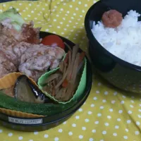 唐揚げ、茄子とオクラの揚げびたし|田中さん