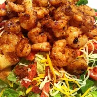 grilled shrimp salad|kayla denovaさん