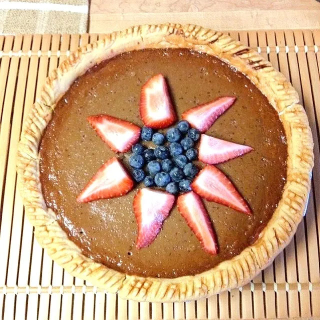 blueberry rum tart|rie simsさん