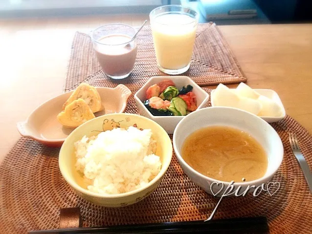 🍚朝ごはん|ピロさん