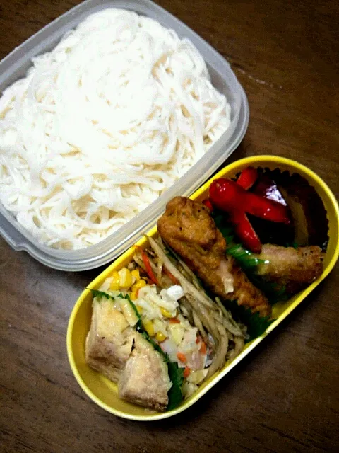 今日も次女のリクエストで素麺弁当♪|オクトさん