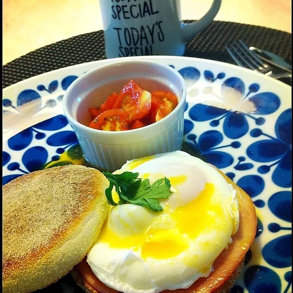 今朝はエッグベネディクト風♪|takakoさん