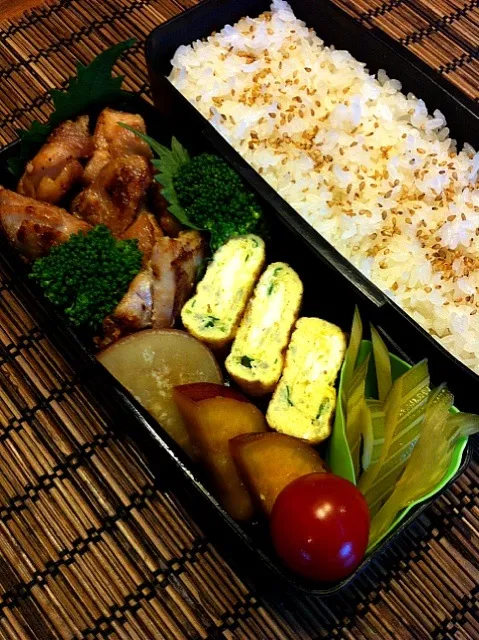 Snapdishの料理写真:塩麹チキン弁当♪|まりさん