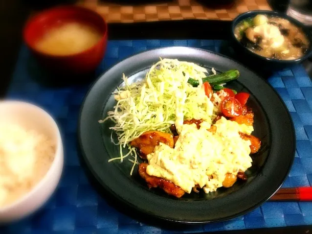 鶏の照焼きタルタルソース|じゅんさん