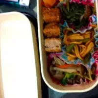 Snapdishの料理写真:白飯忘れた！弁当|natsukiさん