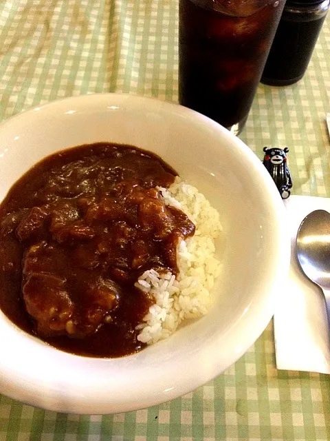 カレーセット、600円なり。遅めの昼食。お腹空かせて来たのに！|大阪カレー部長さん