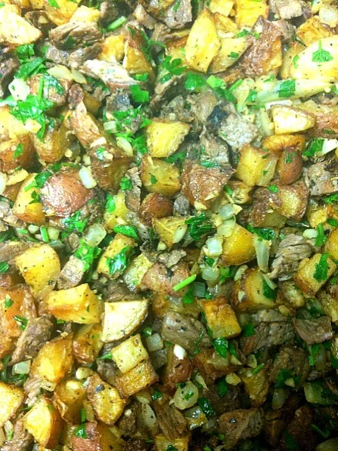 beef and potato hash|Justin Ramosさん