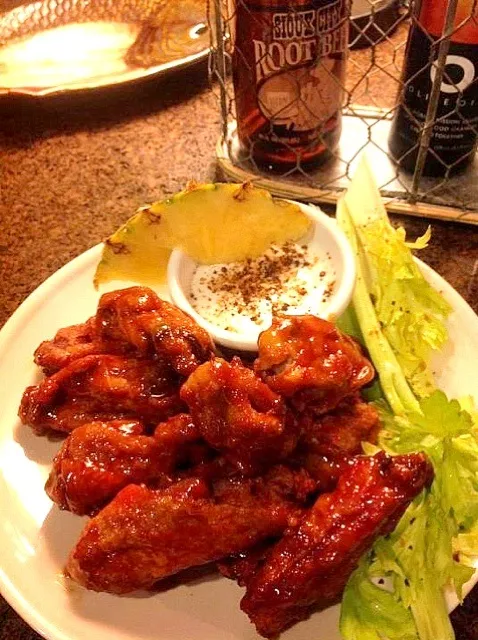 This is my Super Hot Pineapple Buffalo Wings❤|Taste-New Americanさん