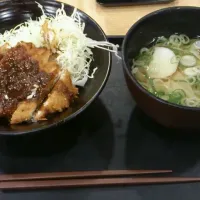 味噌カツ丼＆きしめん|あいあいさん