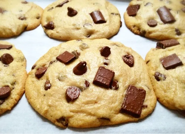 Chunky Chocolate Chip Cookies|MyRaXさん