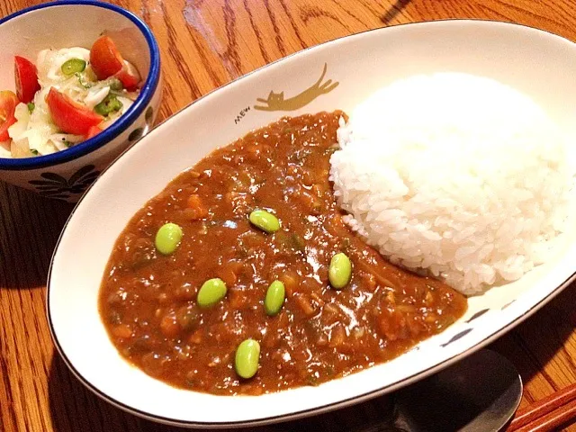 Snapdishの料理写真:今夜はカレー(ﾟ⊿ﾟ)|kysbooさん