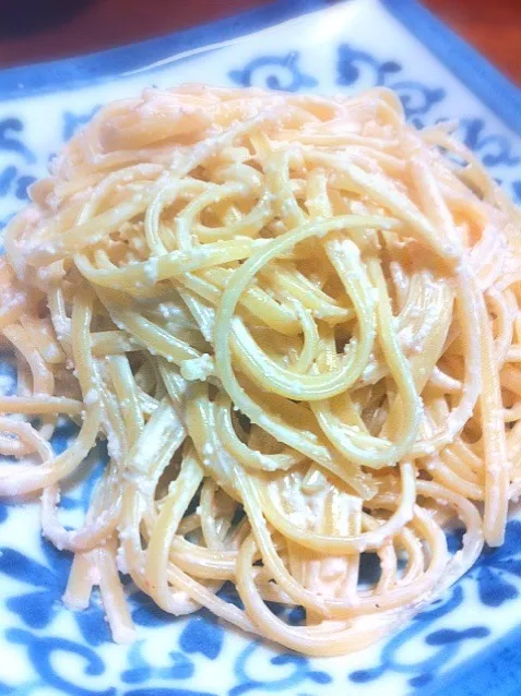 今日のKUNI'S キッチンはめんたいくりぃむパスタ|kunikiさん