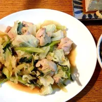 Snapdishの料理写真:鶏肉とセロリの炒め物＊切り干し大根|まゆみ*✾さん