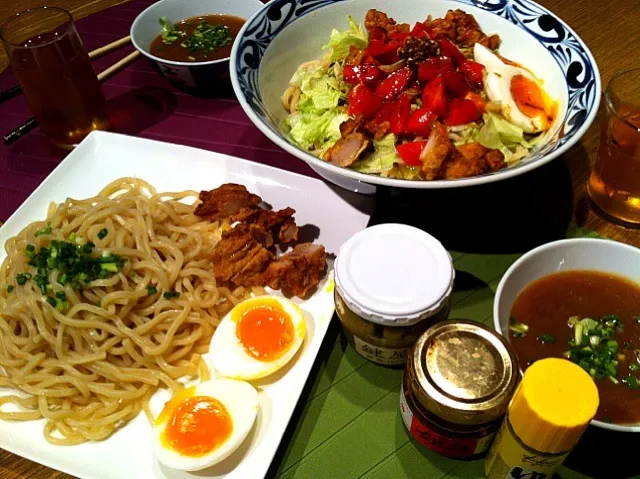 Snapdishの料理写真:銀ちゃんのつけ麺   あえ麺|高田恵子さん