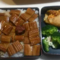 Snapdishの料理写真:お弁当！穴子です！|跡治勇吾さん