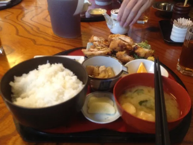 Snapdishの料理写真:チキンカツ定食|くどぅーん。さん