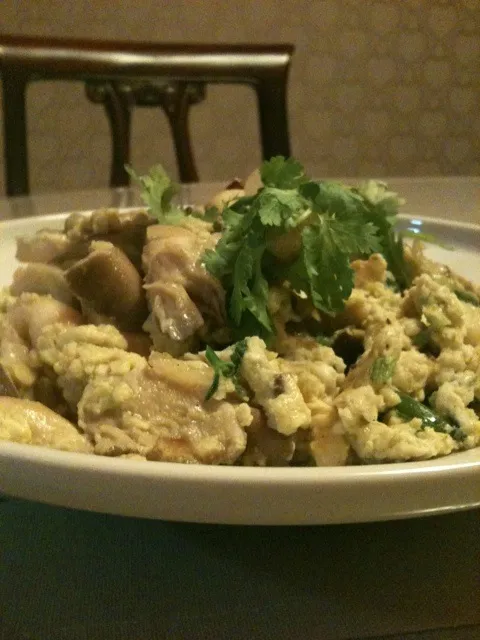 Fried Oyster Mushroom with egg|Joha Hassanさん