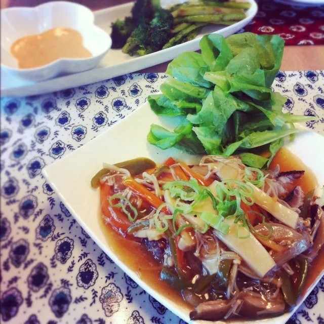 カレイの野菜あんかけ|ちょこまる☻さん