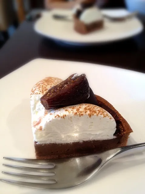 Tarte au chocolat figues|charさん