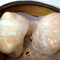 giant prawn dumpling