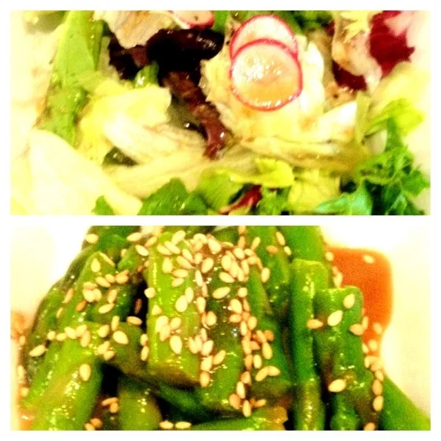 #Salad and Broiled #Asparagus from Geko-Tei|sooprcoolchicaさん