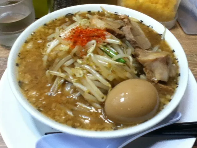 野郎ラーメン、味玉トッピング|SasaMasa213さん